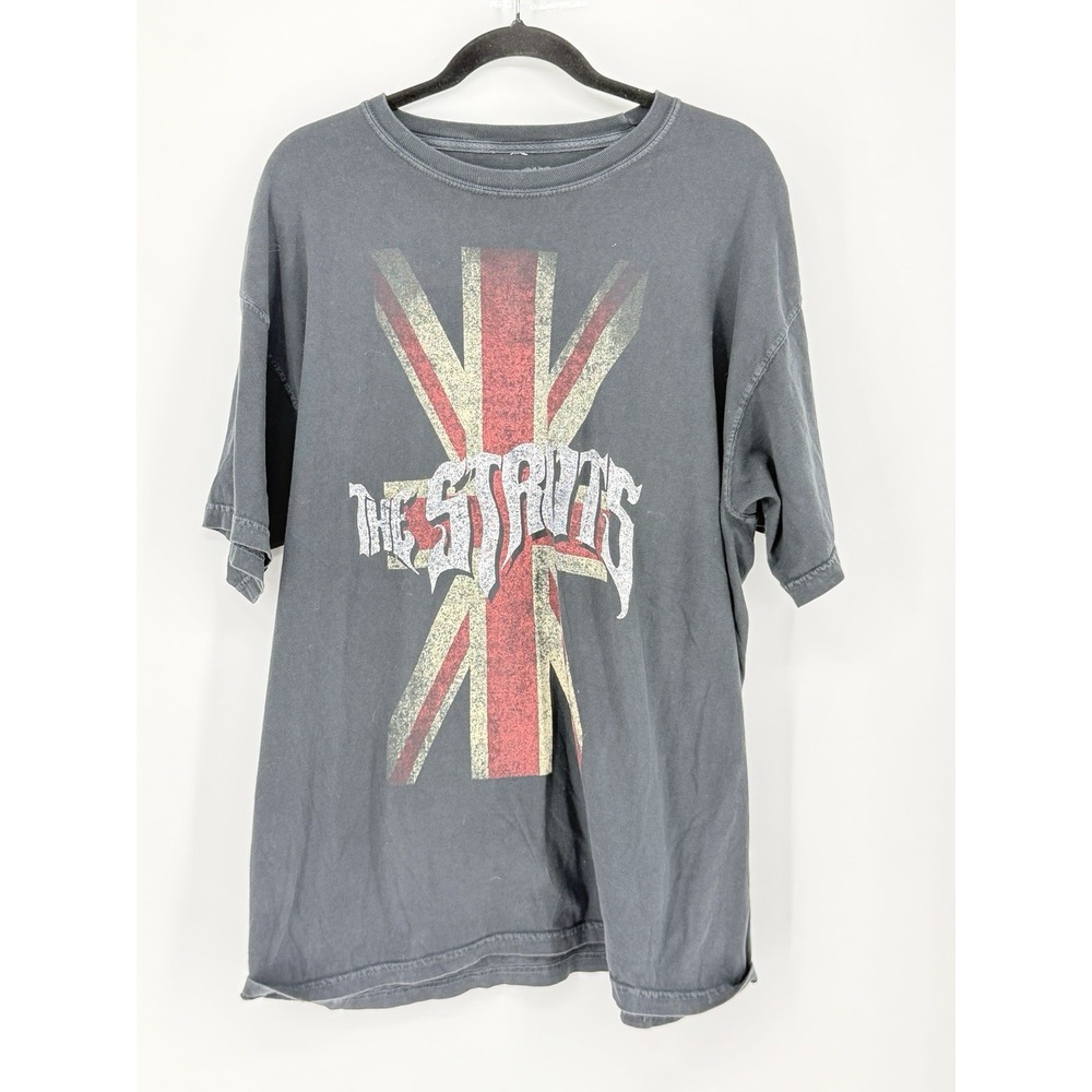 The Struts Band Union Jack T shirt Blue Size Xl British Glam Rock Metal Size Xl